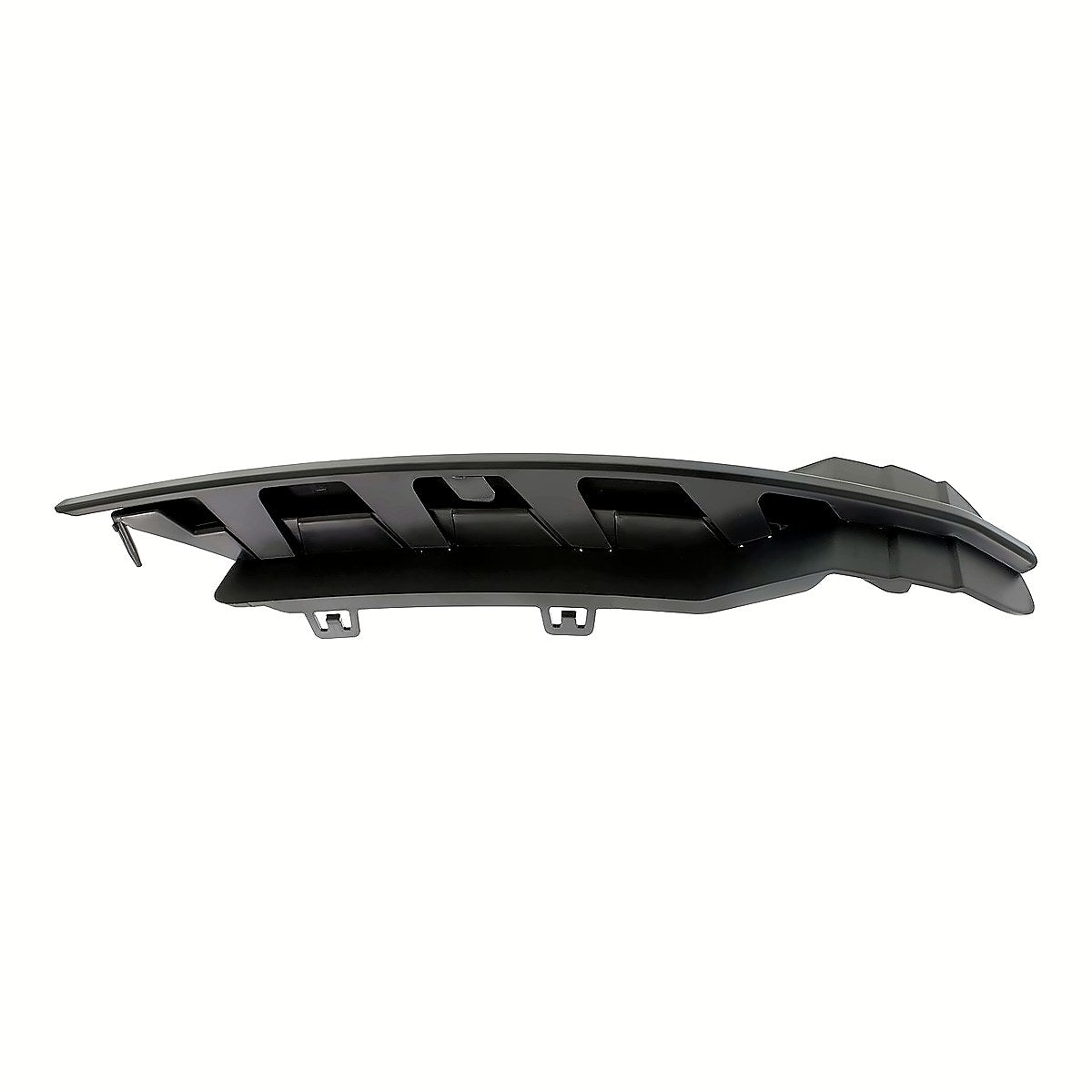 2010-2012 Chevrolet Malibu Grille Lower Driver Side Outer Matte-Black With Black Mldg Ls Model – Side View (GM1038137)