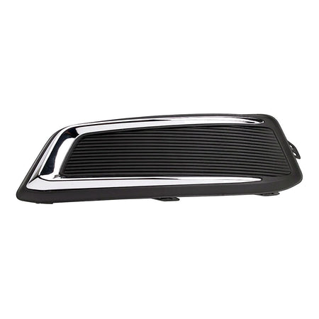 2014-2020 Chevrolet Impala Fog Light Cover Front Driver Side Matt-Black With Chrome Mldg Without Drl – Front View (GM1038145)