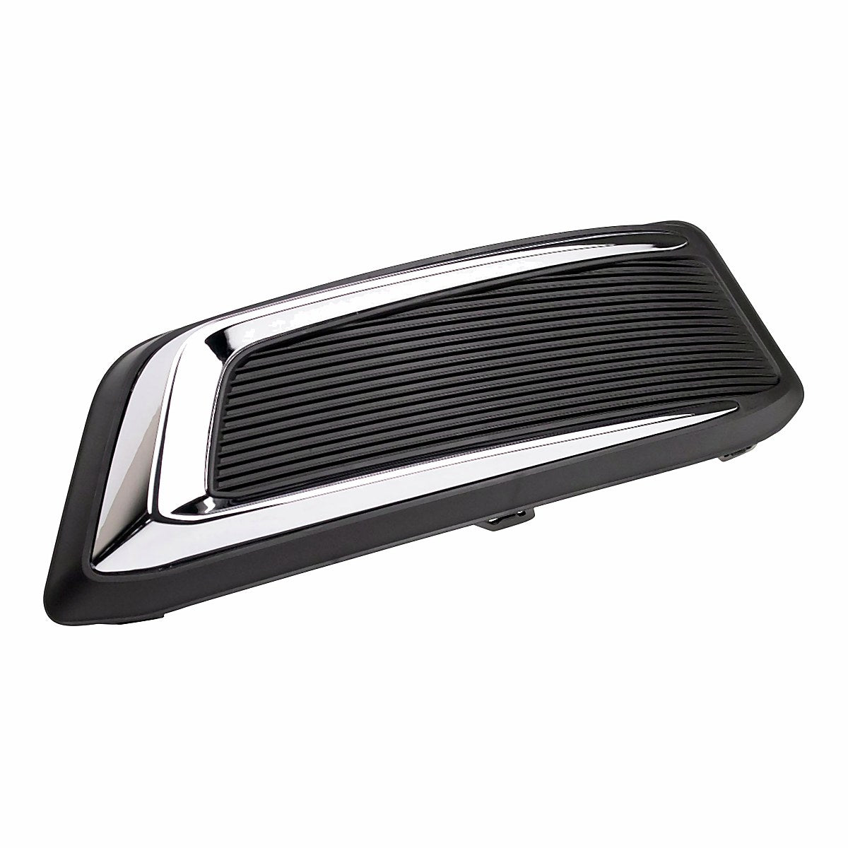 2014-2020 Chevrolet Impala Fog Light Cover Front Driver Side Matt-Black With Chrome Mldg Without Drl – Side View (GM1038145)