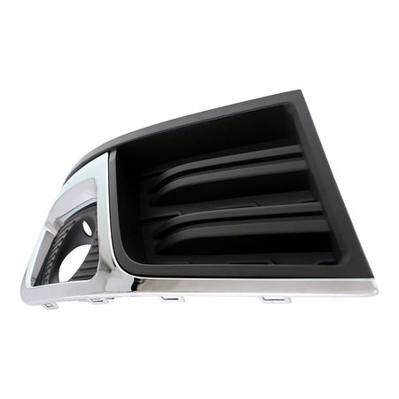 2013-2017 Chevrolet Traverse Fog Light Bezel Front Driver Side Matte Black With Chrome Mldg Lt Model – Side View (GM1038148)