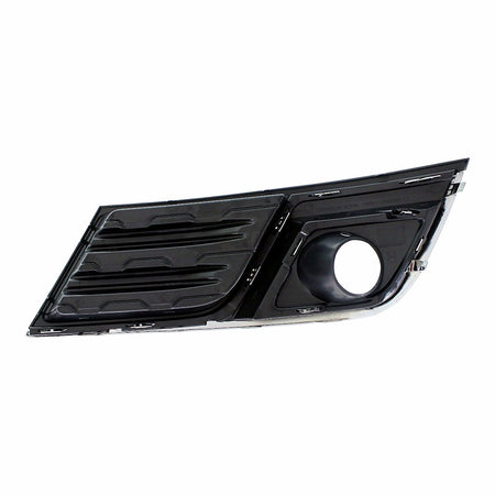 2013-2017 Chevrolet Traverse Fog Light Bezel Front Driver Side Matte Black With Chrome Mldg Lt Model – Back View (GM1038148)