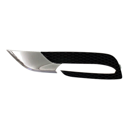 2013-2017 Buick Enclave Fog Light Bezel Front Driver Side Matte-Black With Chrome Mldg – Front View (GM1038152)