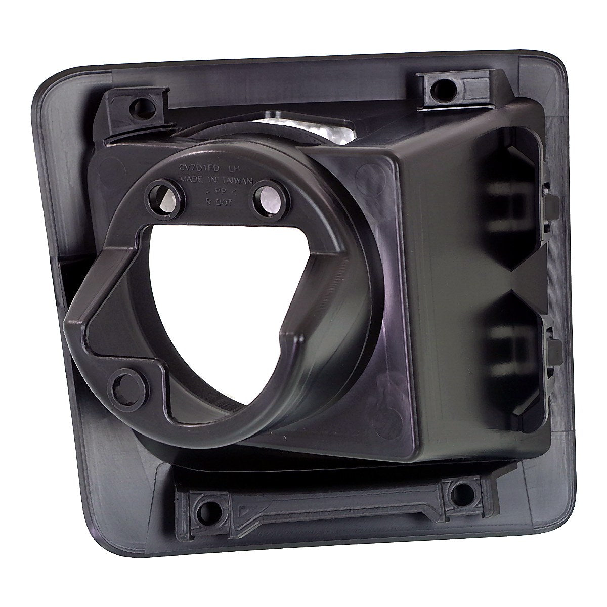 2014-2015 Gmc Sierra 1500 Fog Light Bezel Front Driver Side Textured Black – Back View (GM1038169)