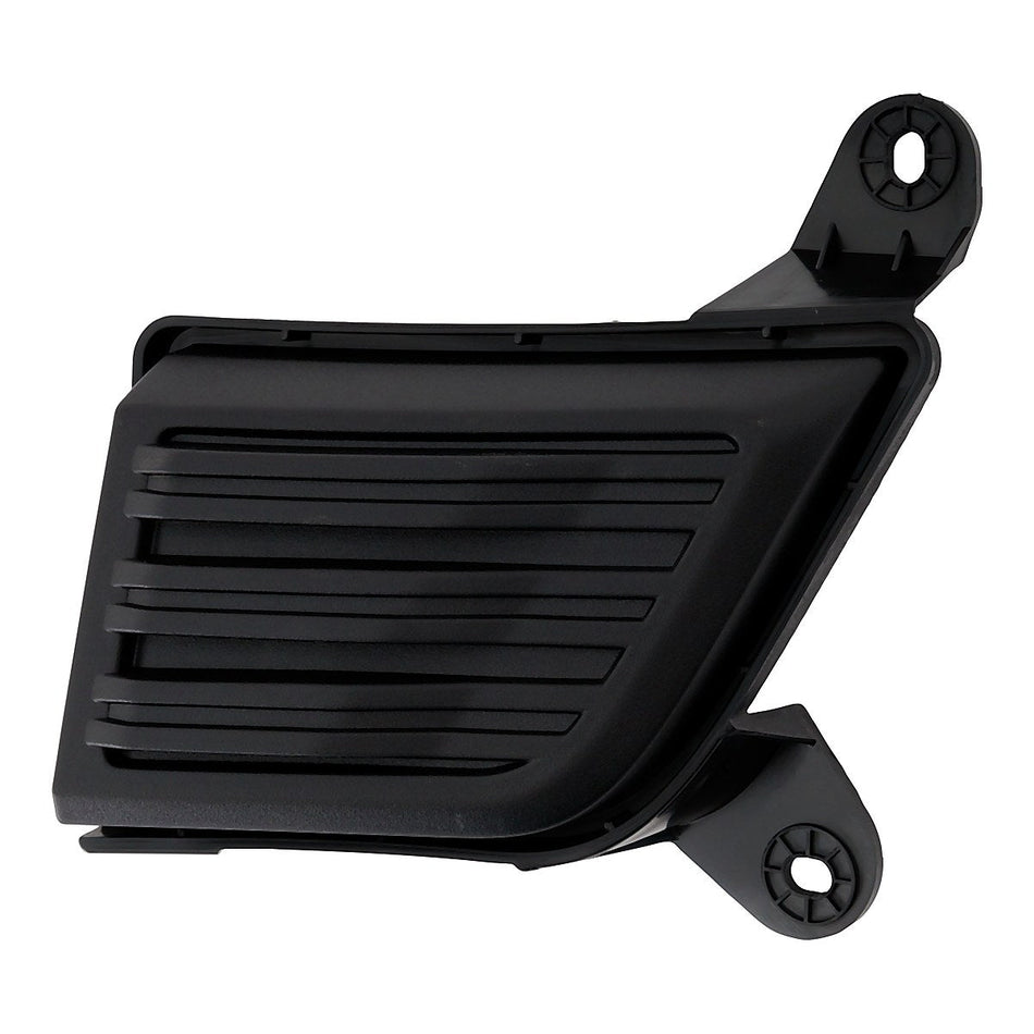 2020-2025 Chevrolet Silverado 2500 Fog Light Cover Front Driver Side Textured Black / 24-25 Chrome Bumper Models – Front View (GM1038257)