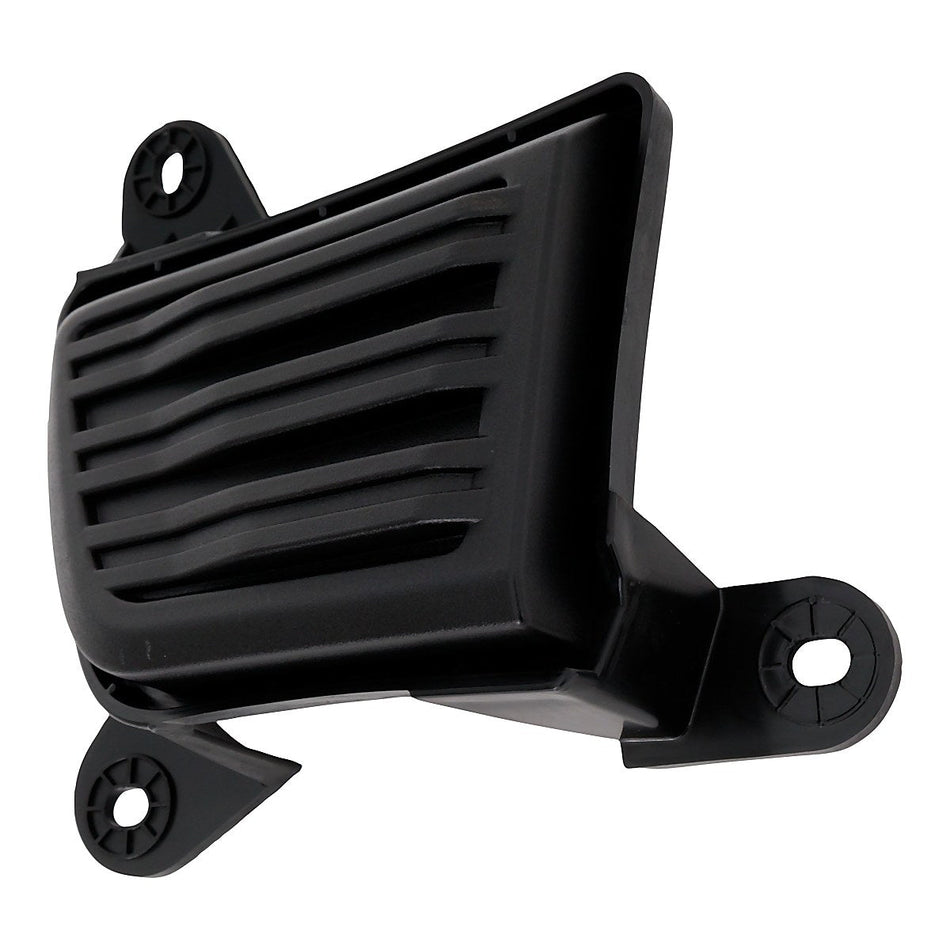 2020-2025 Chevrolet Silverado 2500 Fog Light Cover Front Driver Side Textured Black / 24-25 Chrome Bumper Models – Side View (GM1038257)