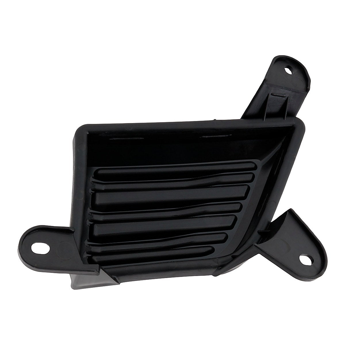 2020-2025 Chevrolet Silverado 2500 Fog Light Cover Front Driver Side Textured Black / 24-25 Chrome Bumper Models – Side View (GM1038257)