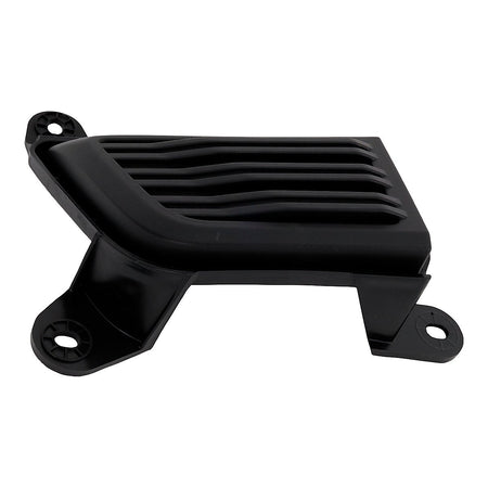 2020-2025 Chevrolet Silverado 2500 Fog Light Cover Front Driver Side Textured Black / 24-25 Chrome Bumper Models – Back View (GM1038257)