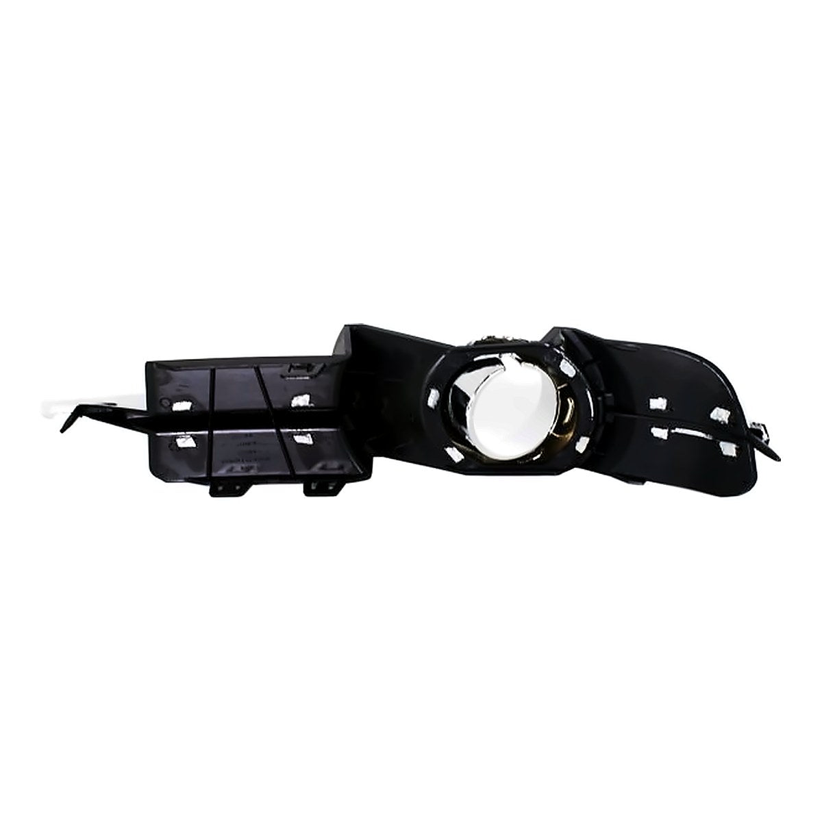 2008-2012 Chevrolet Malibu Grille Lower Passenger Side Outer With Fog Light Hole Chrome/Black Lt/Ltz – Back View (GM1039115)