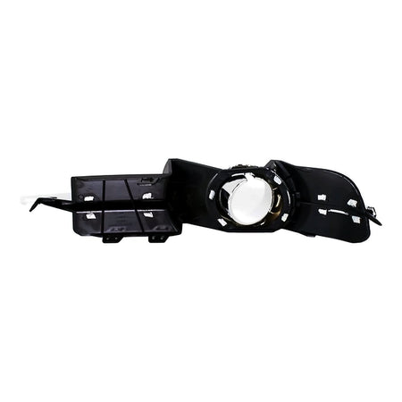 2008-2012 Chevrolet Malibu Grille Lower Passenger Side Outer With Fog Light Hole Chrome/Black Lt/Ltz – Back View (GM1039115)