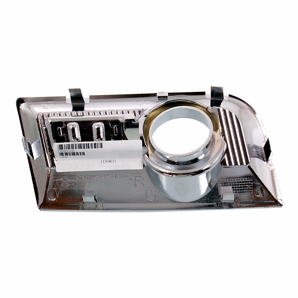 2010-2015 Gmc Terrain Fog Light Bezel Front Passenger Side Chrome Exclude Denali – Back View (GM1039123)