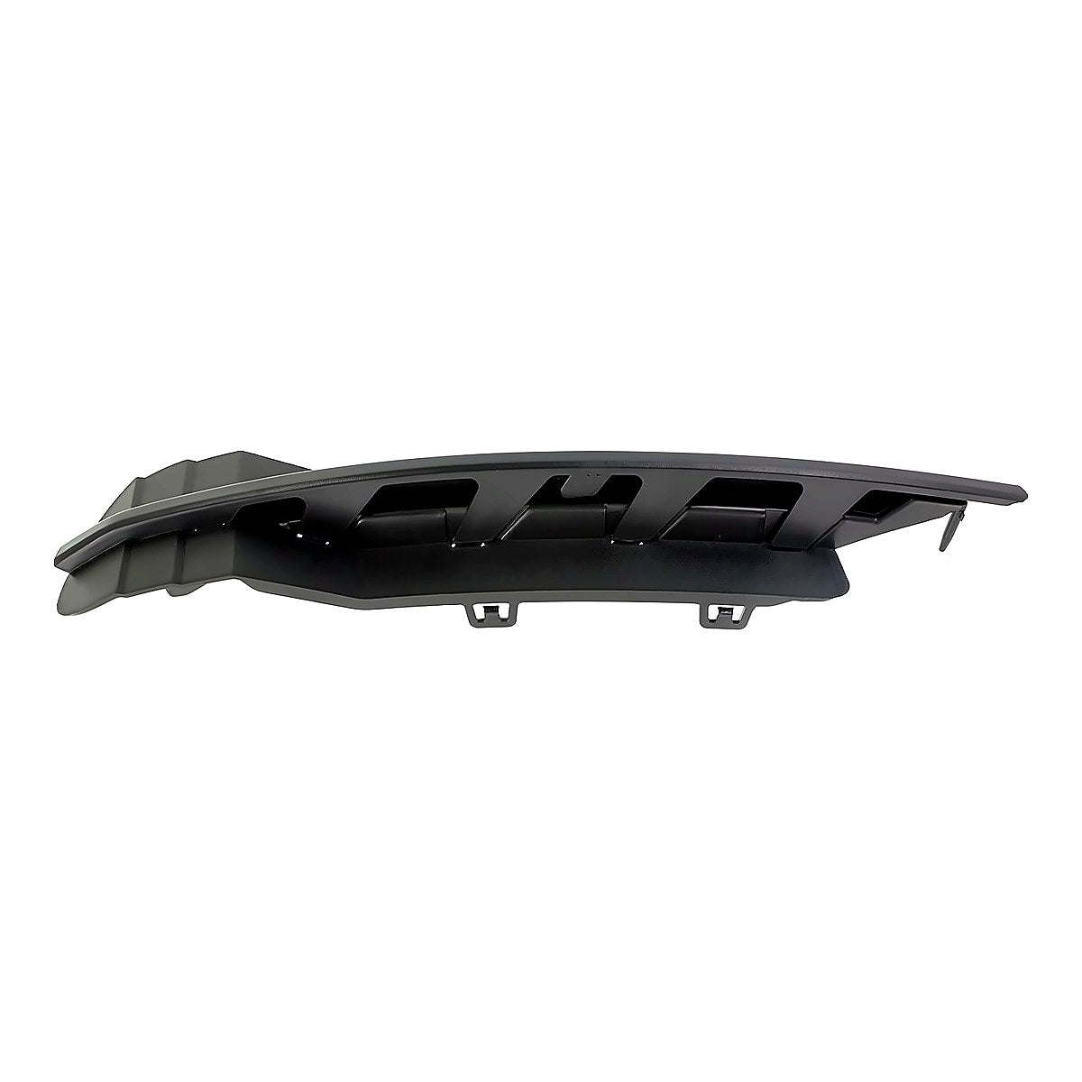 2010-2012 Chevrolet Malibu Grille Lower Passenger Side Outer Matte-Black With Black Mldg Ls Model – Side View (GM1039137)