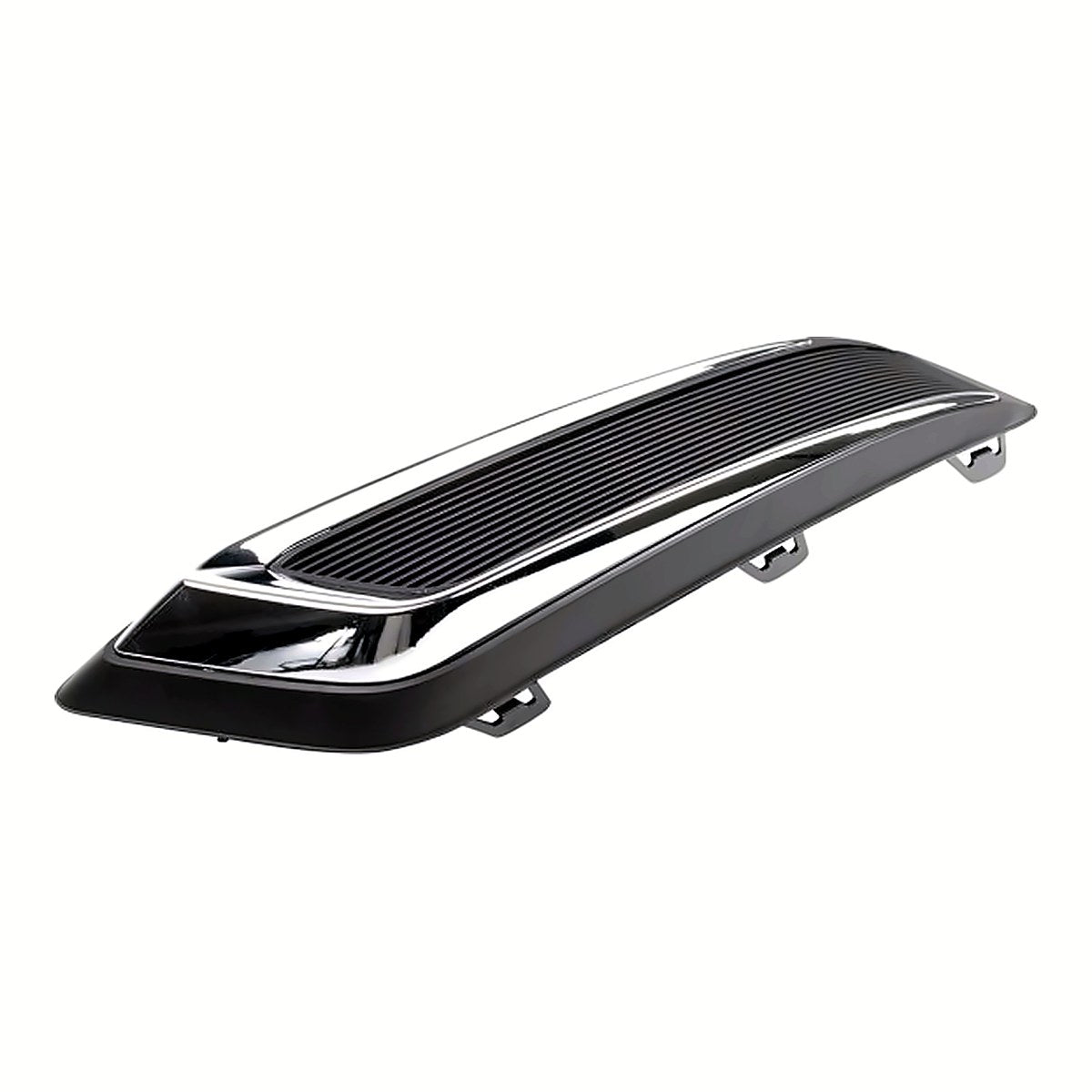2014-2020 Chevrolet Impala Fog Light Cover Front Passenger Side Matt-Black With Chrome Mldg Without Drl – Side View (GM1039145)