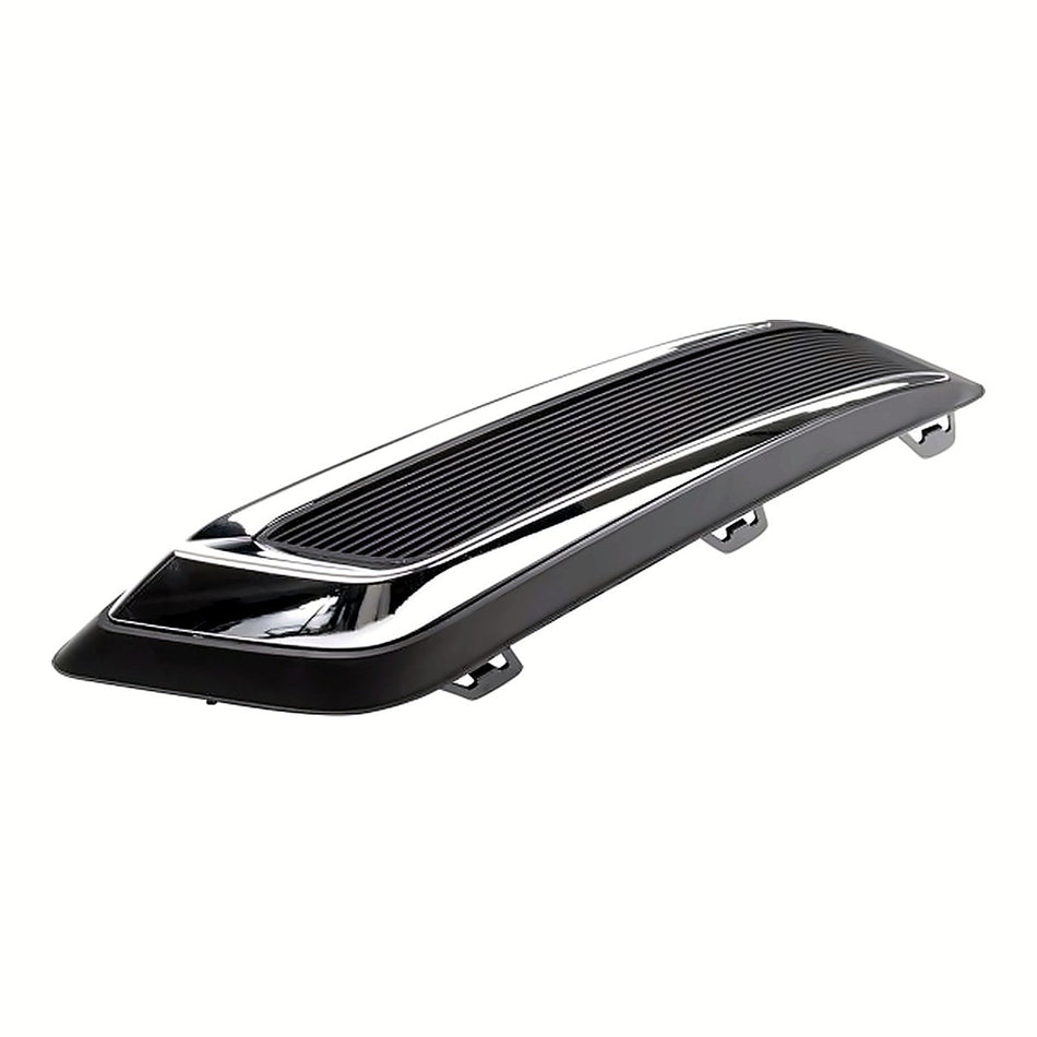 2014-2020 Chevrolet Impala Fog Light Cover Front Passenger Side Matt-Black With Chrome Mldg Without Drl – Side View (GM1039145)