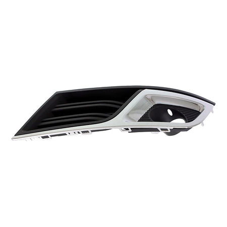 2013-2017 Chevrolet Traverse Fog Light Bezel Front Passenger Side Matte Black With Chrome Mldg Lt Model – Side View (GM1039148)