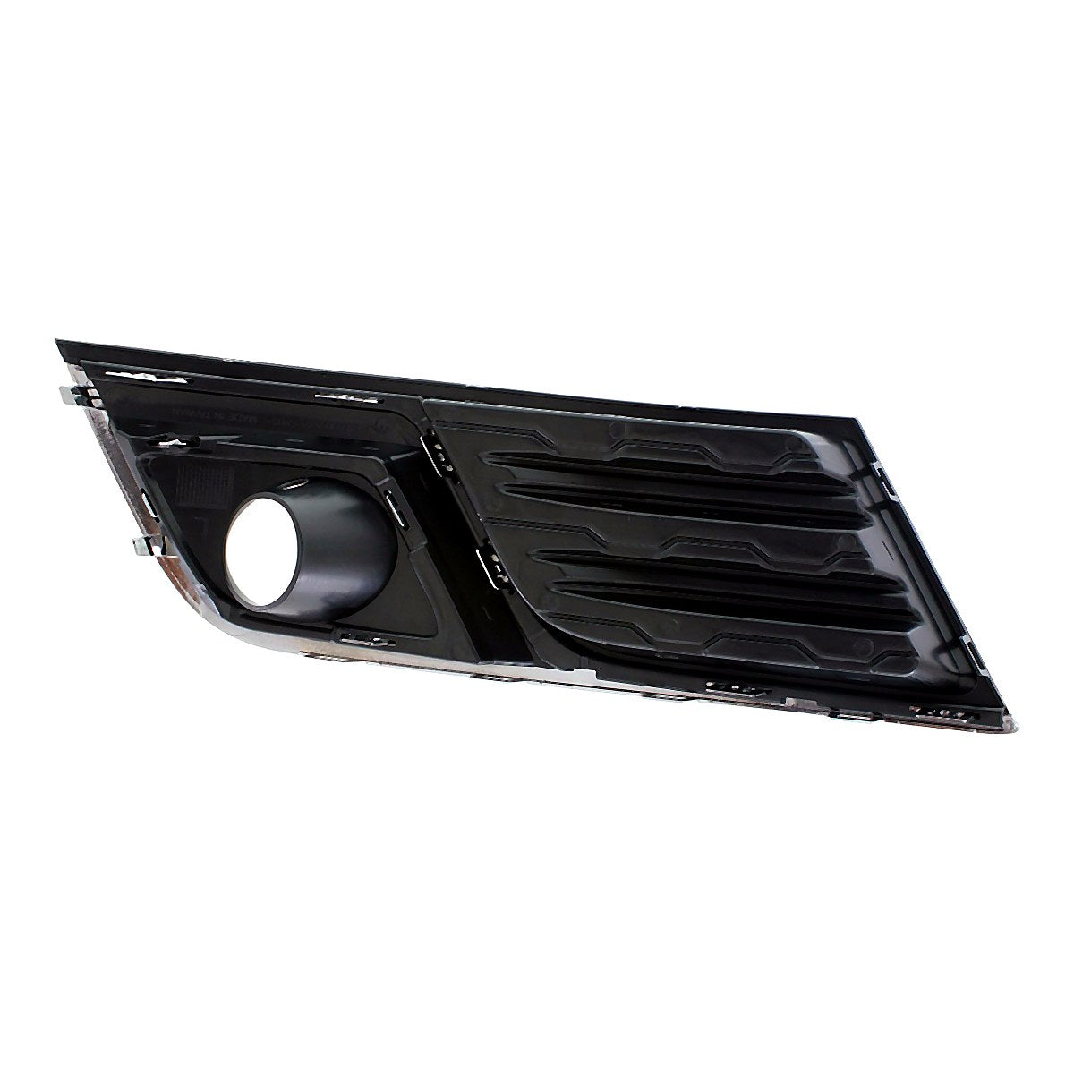 2013-2017 Chevrolet Traverse Fog Light Bezel Front Passenger Side Matte Black With Chrome Mldg Lt Model – Back View (GM1039148)