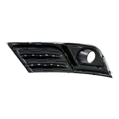 2013-2017 Chevrolet Traverse Fog Light Bezel Front Passenger Side Matte Black With Chrome Moulding/Trim Ltz Model – Back View (GM1039150)