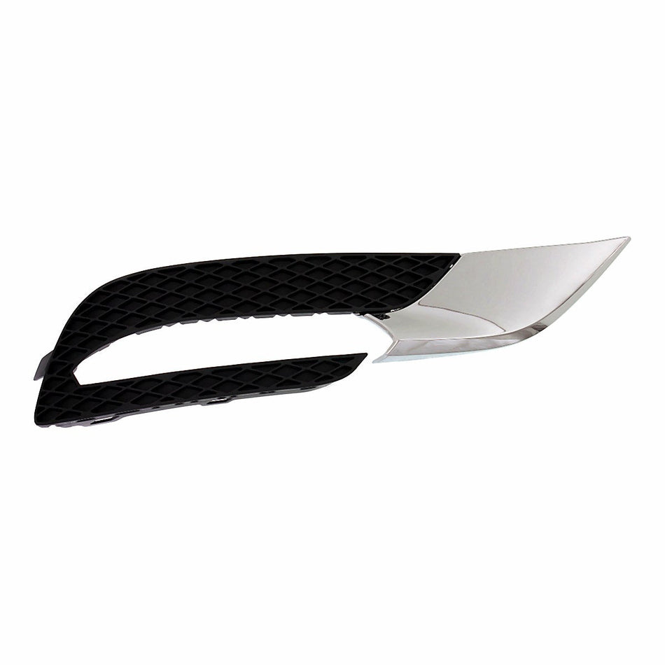 2013-2017 Buick Enclave Fog Light Bezel Front Passenger Side Matte-Black With Chrome Mldg – Front View (GM1039152)