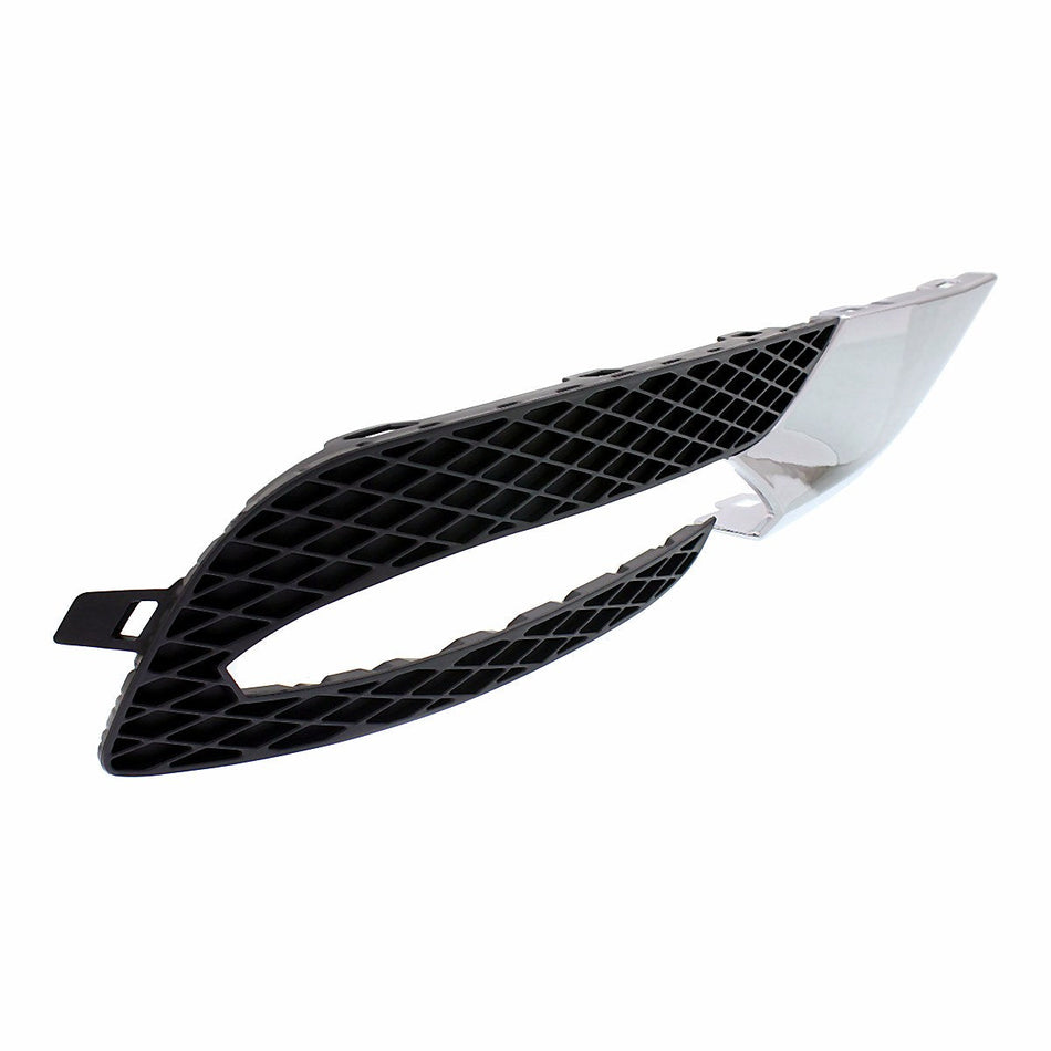 2013-2017 Buick Enclave Fog Light Bezel Front Passenger Side Matte-Black With Chrome Mldg – Side View (GM1039152)