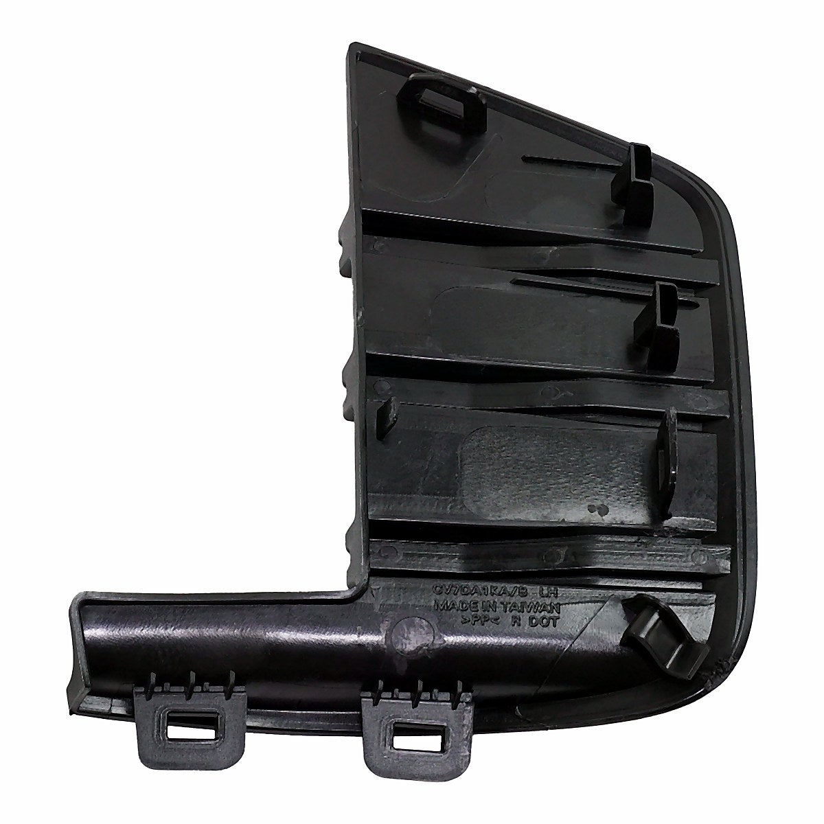 2019-2021 Chevrolet Silverado 1500 Bumper Moulding Front Driver Side (Face Bar End Insert) Textured_GM1046121-4
