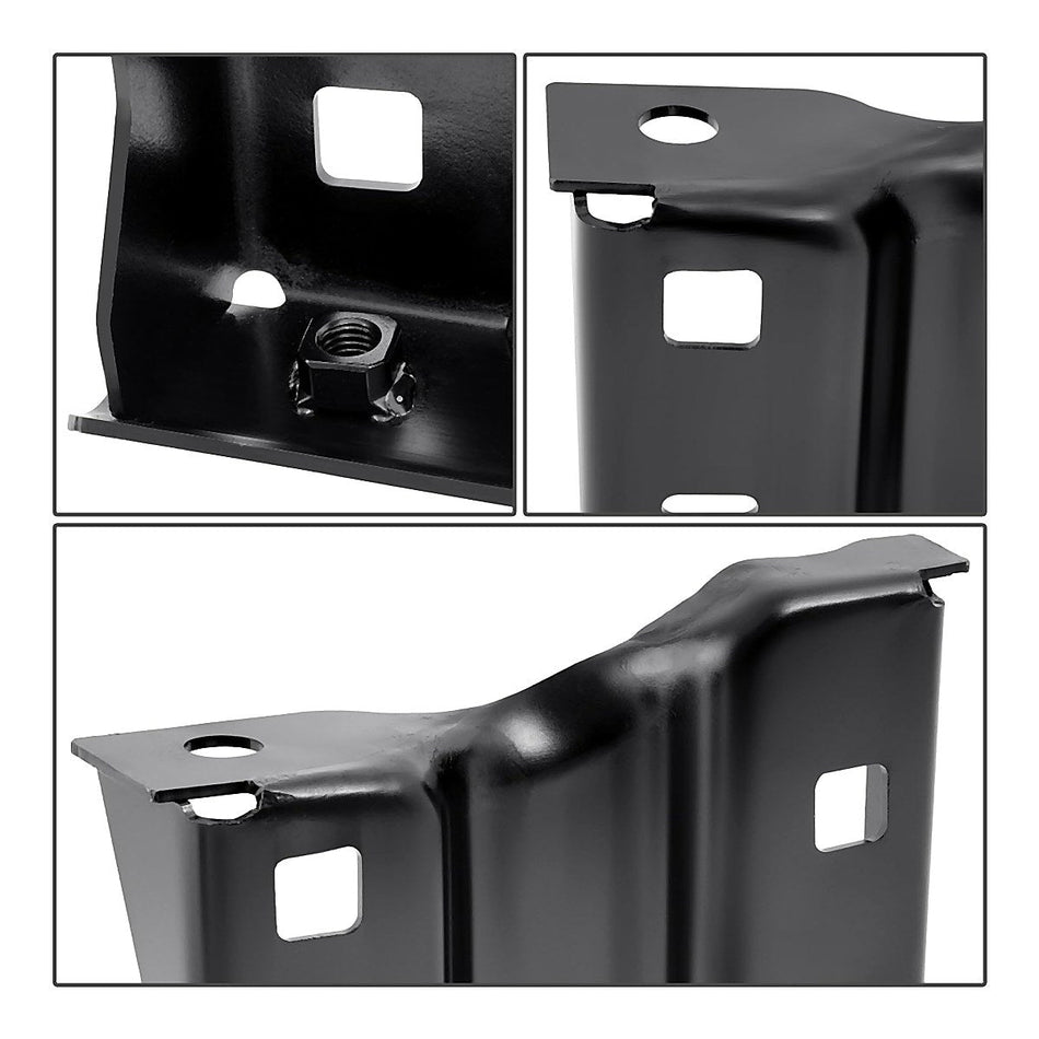2015-2019 Chevrolet Silverado 3500 Bumper Bracket Front Driver Side - side angle, Part GM1062112
