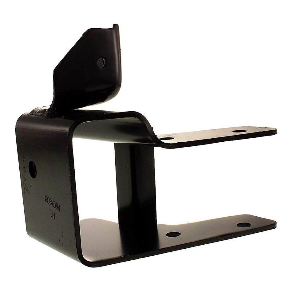 2005-2007 Chevrolet Silverado Hybrid Bumper Bracket Front Driver Side - side angle, Part GM1066152