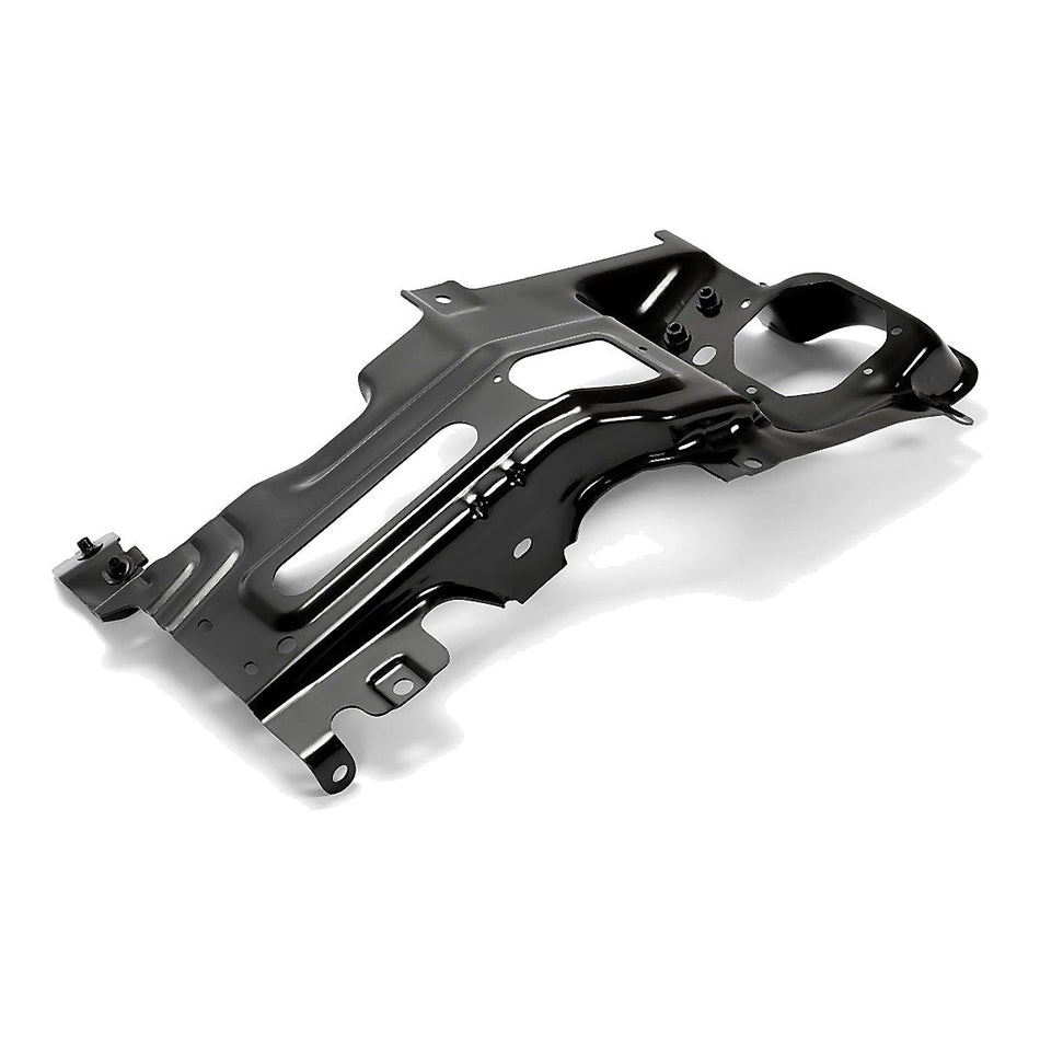 2015-2019 Chevrolet Silverado 3500 Bumper Bracket Front Passenger Side - side angle, Part GM1067200