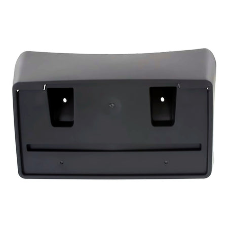2015-2019 Chevrolet Silverado 2500 License Plate Bracket Front Matte Black For Painted Bumper – Front View (GM1068156)