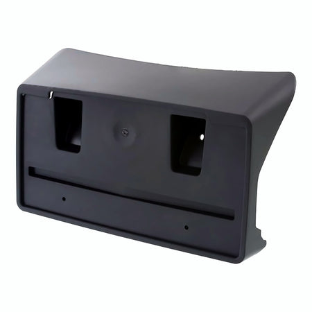2015-2019 Chevrolet Silverado 2500 License Plate Bracket Front Matte Black For Painted Bumper – Side View (GM1068156)