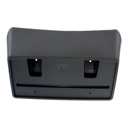 2015-2019 Chevrolet Silverado 2500 License Plate Bracket Front Matte Black For Painted Bumper – Detail View (GM1068156)