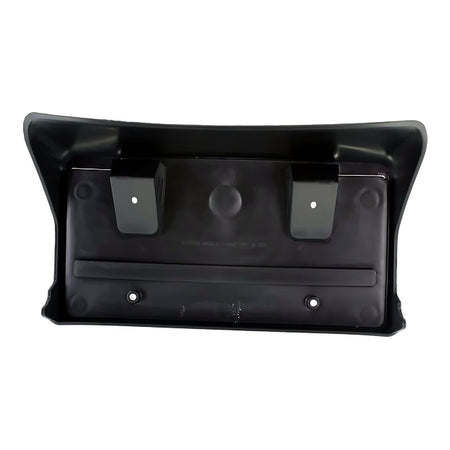 2015-2019 Chevrolet Silverado 2500 License Plate Bracket Front Matte Black For Painted Bumper – Back View (GM1068156)