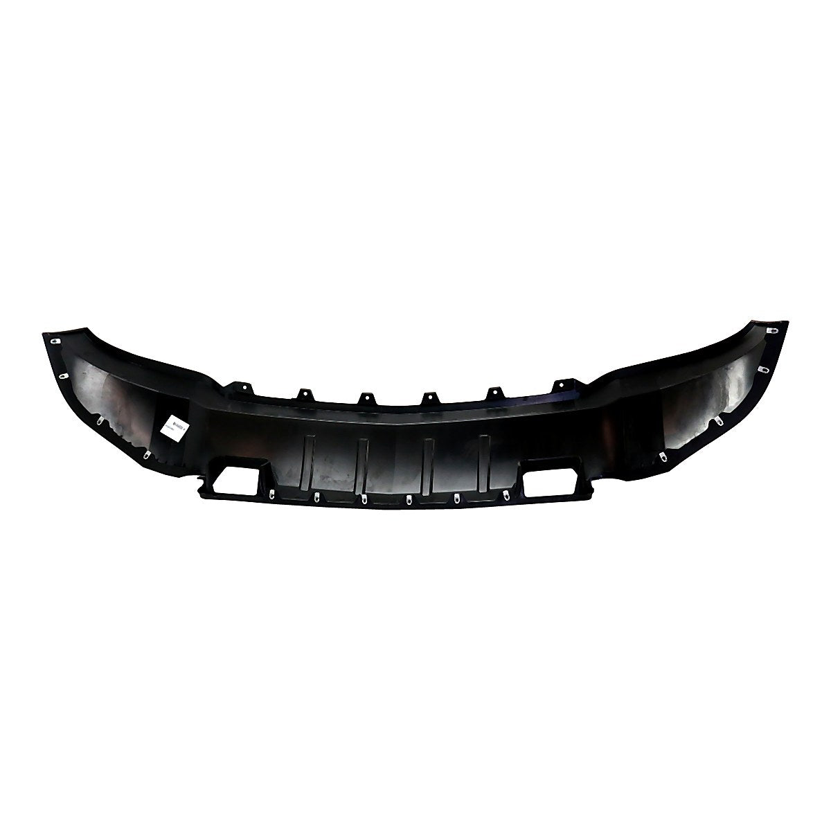 2015-2019 Chevrolet Silverado 2500 Bumper Deflector Front Matte Dark Gray For Chrome Bumper_GM1092252-5