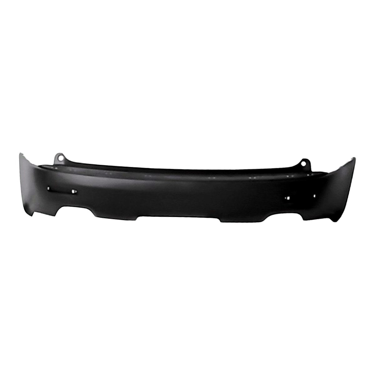 2007-2012 Gmc Acadia Bumper Rear Without Sensor Hole Textured Black Exclude Denali_GM1100805-2