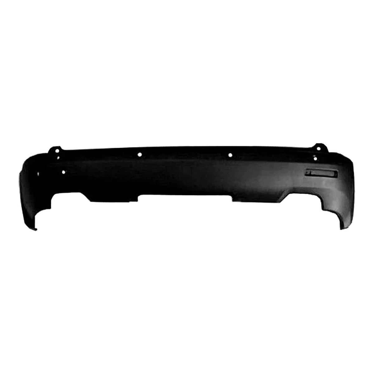 2007-2012 Gmc Acadia Bumper Rear With Sensor Hole Textured Black Exclude Denali_GM1100806