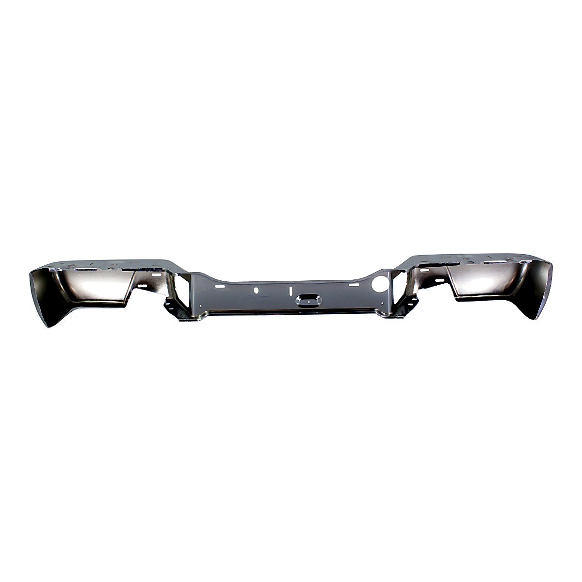 2004-2012 Chevrolet Colorado Bumper Face Bar Rear Chrome Without Tow Pkg_GM1102549-4