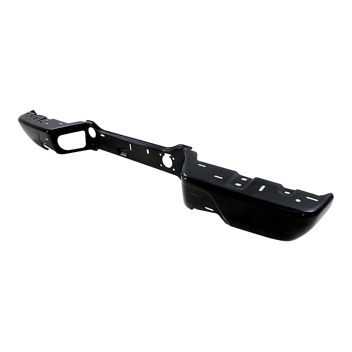 2004-2012 Chevrolet Colorado Bumper Rear Black Without Tow Pkg_GM1102550-2