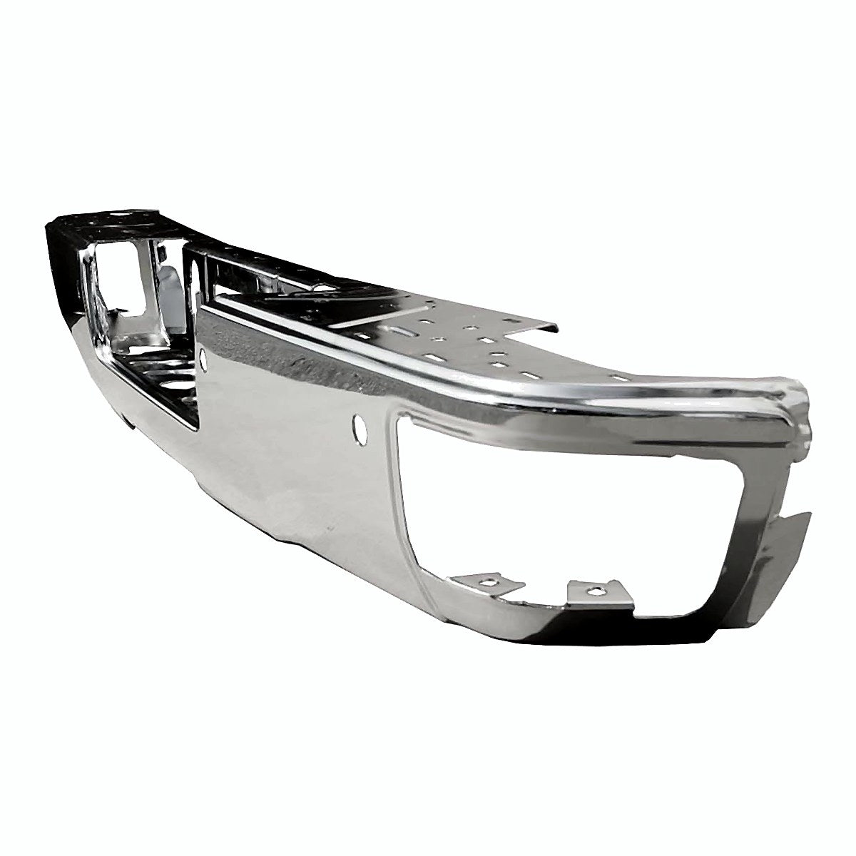 2019 Chevrolet Silverado 1500 Legacy Bumper Face Bar Rear Chrome With Corner Step/Sensor_GM1102557-3