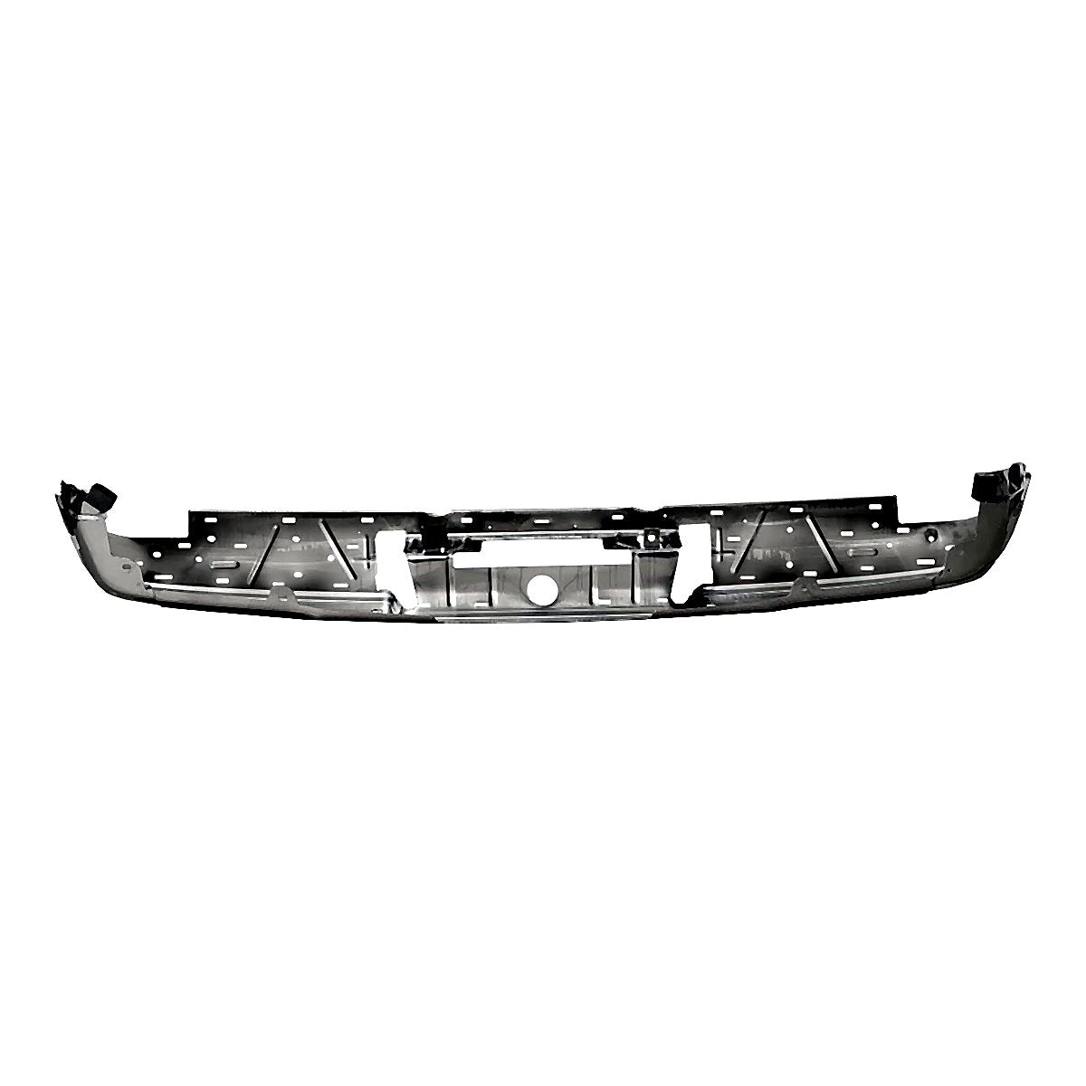 2019 Chevrolet Silverado 1500 Legacy Bumper Face Bar Rear Chrome With Corner Step Without Sensor_GM1102558-3