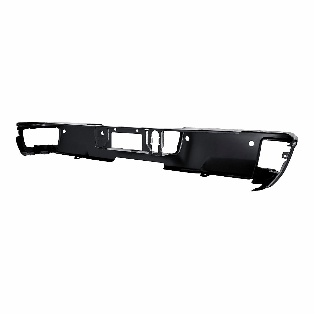 2019 Chevrolet Silverado 1500 Legacy Bumper Rear Black Ptm With Corner Step/Sensor_GM1102563-4