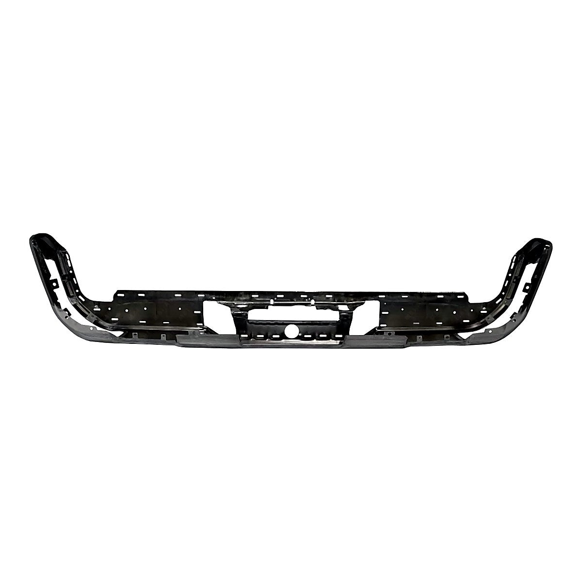 2019-2025 Chevrolet Silverado 1500 Bumper Face Bar Rear Steel Chrome Dual Exhaust Without Blind Spots / Sensor – GM1102576-4