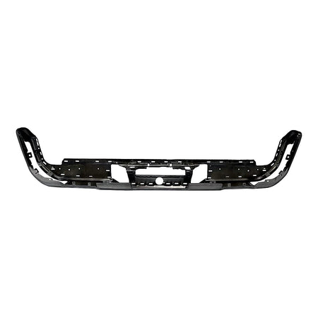 2019-2025 Chevrolet Silverado 1500 Bumper Face Bar Rear Steel Chrome Dual Exhaust Without Blind Spots / Sensor – GM1102576-4