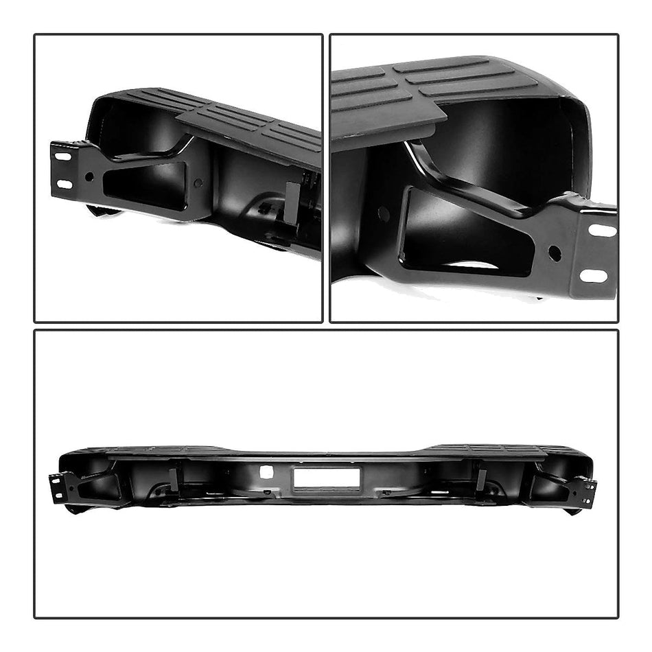 2005-2007 GMC Sierra Hybrid Bumper Rear - side angle, Part GM1103124