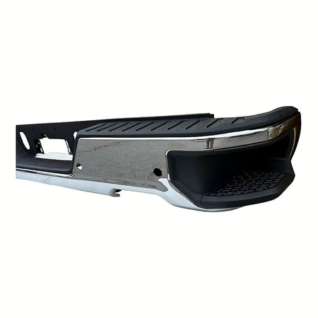 2019-2025 Chevrolet Silverado 1500 Bumper Rear Assy Chrome With Blind Spot Brackets/ Park Assist Sensor/ Dual Exhaust – GM1103219-3