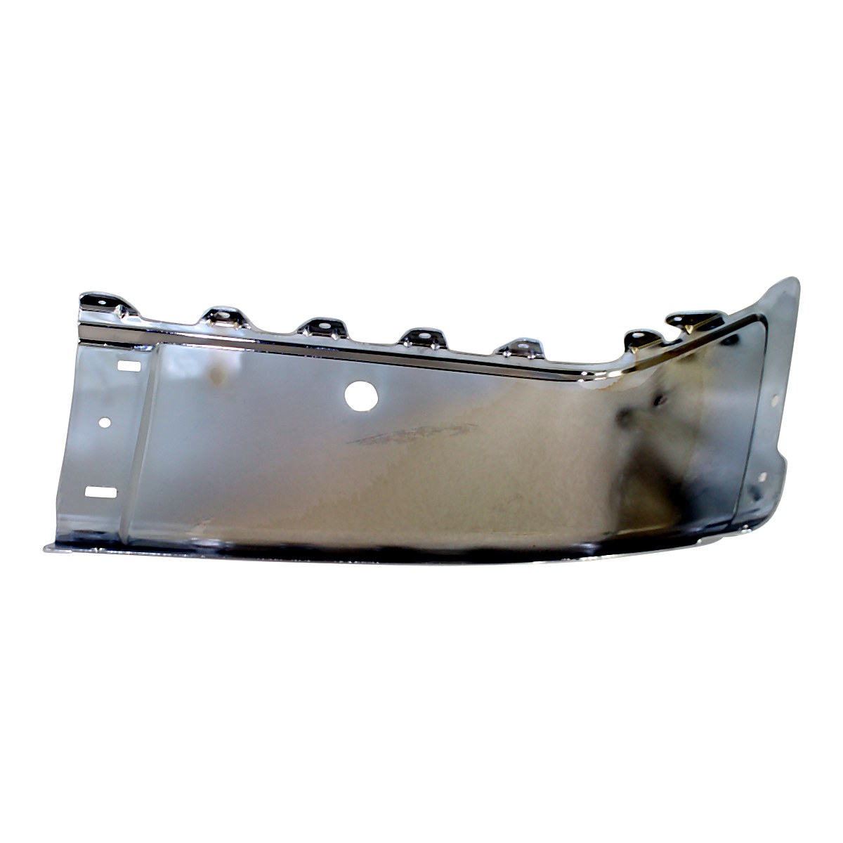 2007-2013 Chevrolet Silverado 1500 Bumper End Rear Driver Side Chrome With Sensor_GM1104147-4