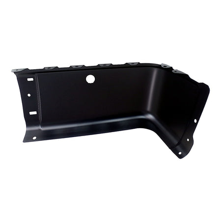 2007-2013 Chevrolet Silverado 1500 Bumper End Rear Driver Side Black With Sensor Hole Steel_GM1104148-5