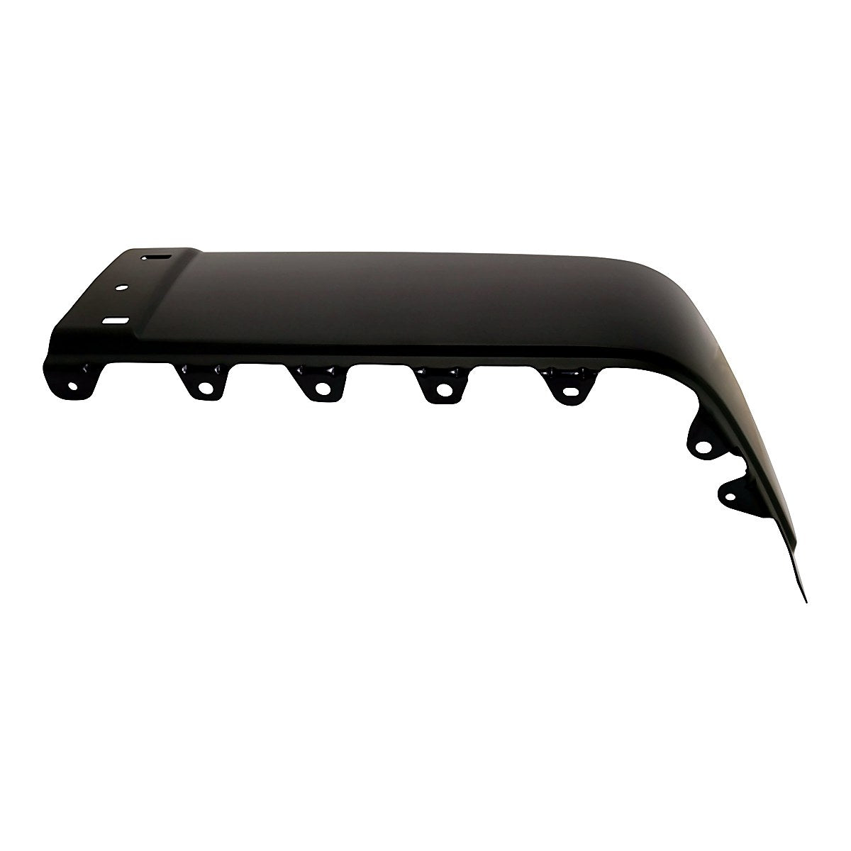 2007-2013 Chevrolet Silverado 1500 Bumper End Rear Driver Side Black Without Sensor Hole Steel 2500/3500 Series 07-10_GM1104151-5