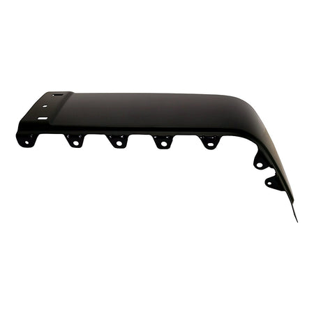 2007-2013 Chevrolet Silverado 1500 Bumper End Rear Driver Side Black Without Sensor Hole Steel 2500/3500 Series 07-10_GM1104151-5