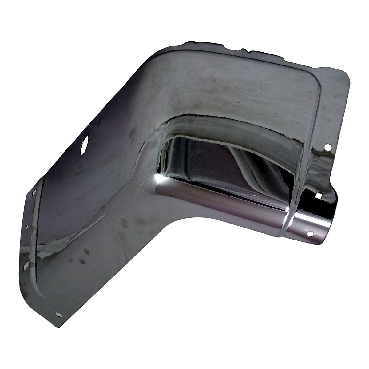 2007-2013 Chevrolet Silverado 1500 Bumper End Rear Passenger Side Chrome With Sensor_GM1105147-2