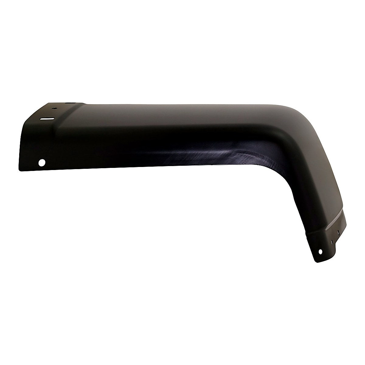 2007-2013 Chevrolet Silverado 1500 Bumper End Rear Passenger Side Black Without Sensor Hole Steel 2500/3500 Series 07-10_GM1105151-3