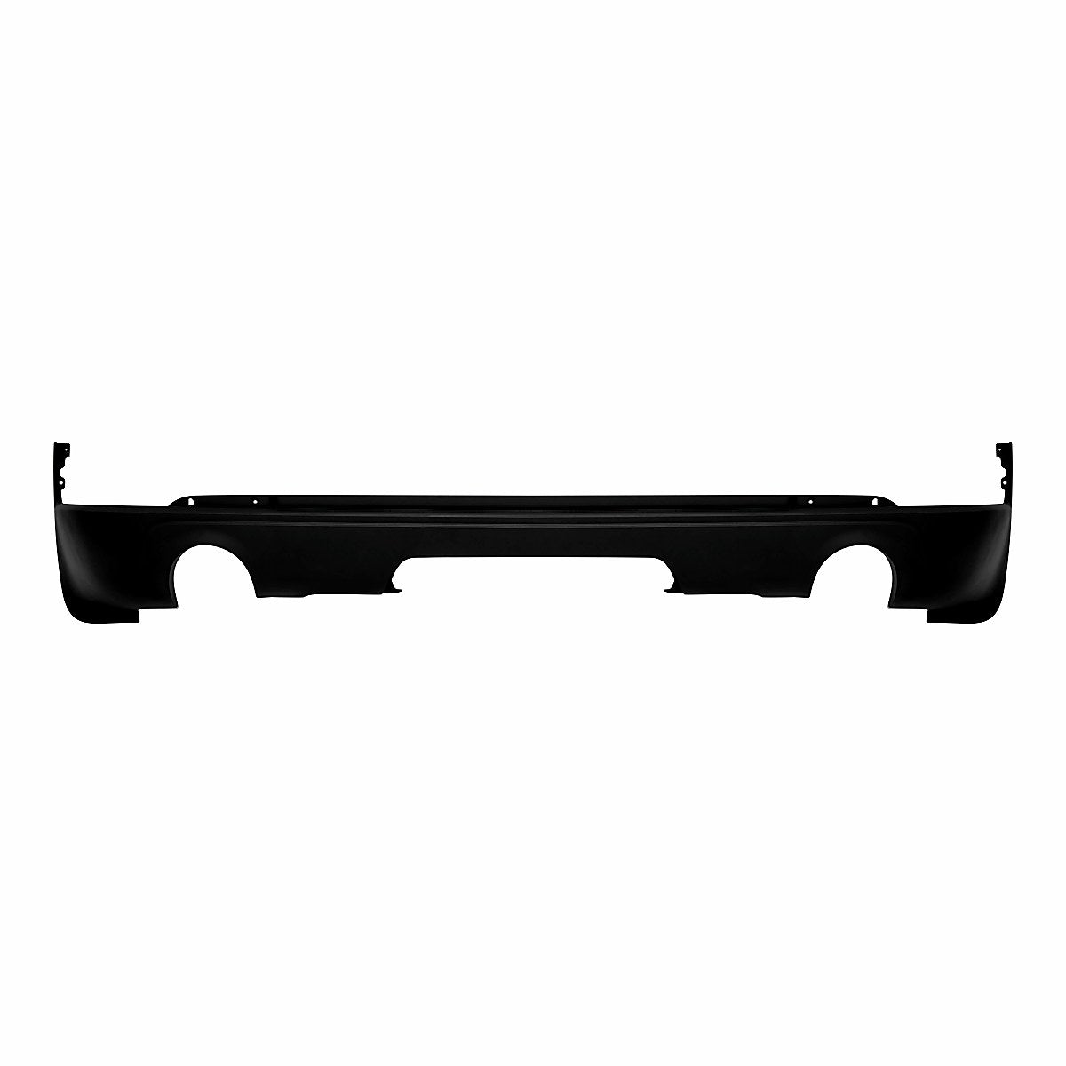 2013-2017 Chevrolet Traverse Bumper Rear Lower Dark Gray With Dual Exhaust Hole Without Tow Without Sensor_GM1115112
