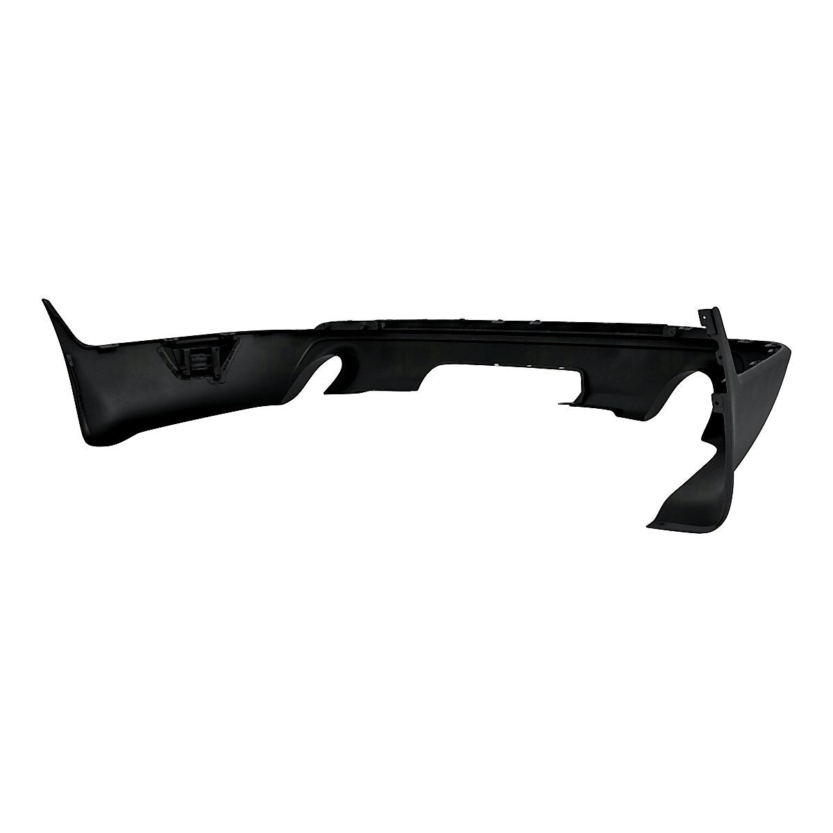 2013-2017 Chevrolet Traverse Bumper Rear Lower Dark Gray With Dual Exhaust Hole Without Tow Without Sensor_GM1115112-2
